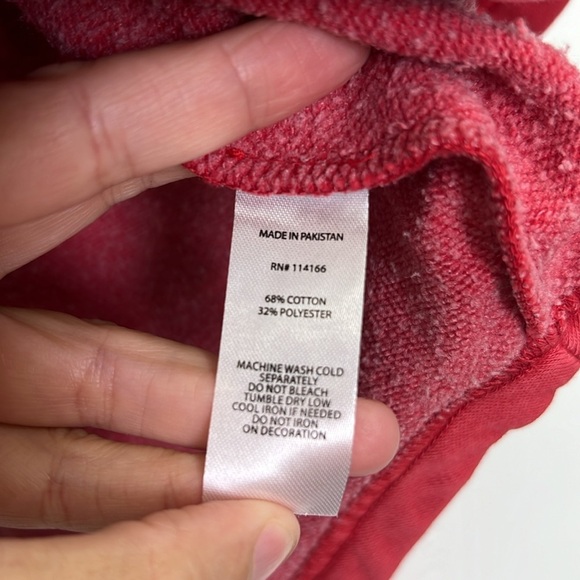 Colosseum - Ohio State Buckeyes Graphic Red Hooded Sweatshirt Size Medium - Picture 8 of 10